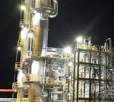 Strobel Energy Group facility at night