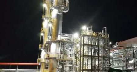 Strobel Energy Group facility at night