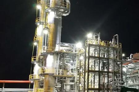 Strobel Energy Group facility at night