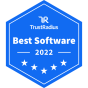 TrustRadius Best Software 2022 award badge