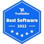 TrustRadius Best Software 2022 award badge