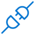 Unplug icon representing session termination