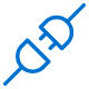 Unplug icon representing session termination