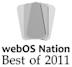 webOS Nation Best of 2011 award logo