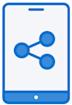 Mobile device share icon