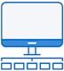 Connected computers icon
