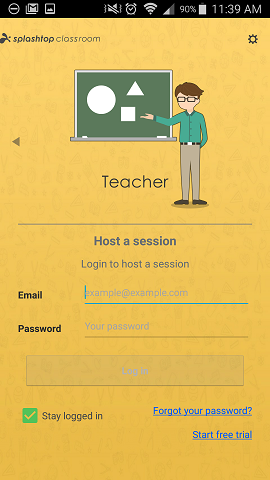 Classroom Android UI for Teachers