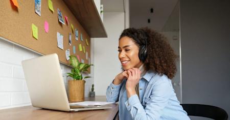 Employee embracing the benefits of working from home with Splashtop