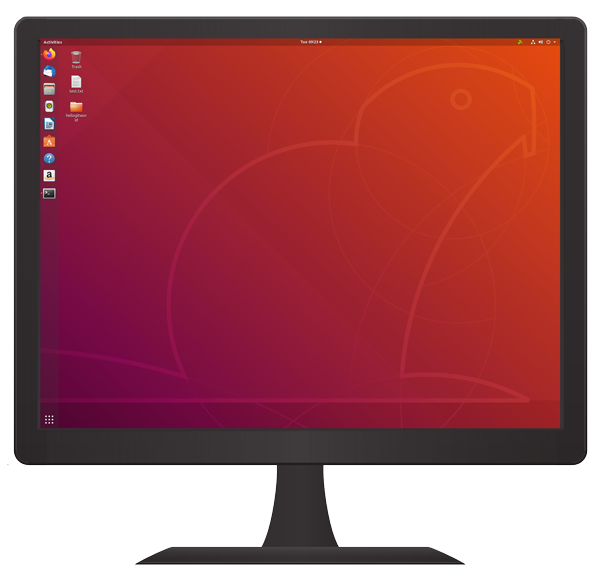 The remote Linux computer