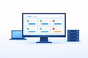 IT operations dashboard with alerts