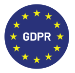 GDPR circle of stars icon