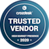 Crozdesk Trusted Vendor High Market Presence 2020 badge