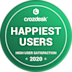 crozdesk happiest users 2020 logo