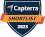 Capterra Shortlist 2023 badge