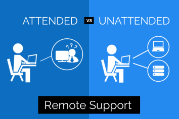 Comparison of attended vs unattended remote support using Splashtop