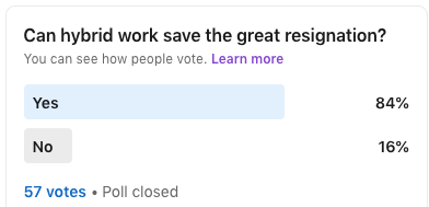Linkedin Pool Hybrid Survey