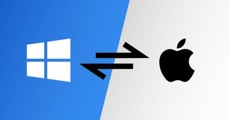 Drag and drop functionality between Apple and Microsoft platforms