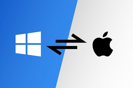 Drag and drop functionality between Apple and Microsoft platforms