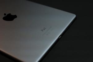An iPad tablet