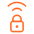 Wi-Fi security lock icon
