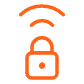 Wi-Fi security lock icon