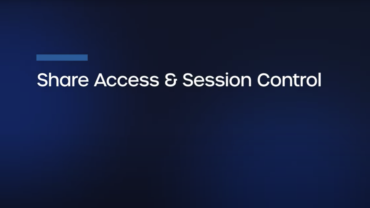 Splashtop Secure Workspace - Sharing Access & Session Control
