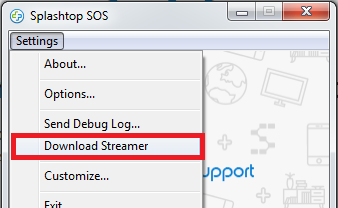 SOS Download Streamer