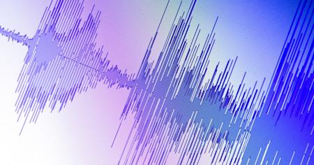 Close up of editing audio files with remote desktop