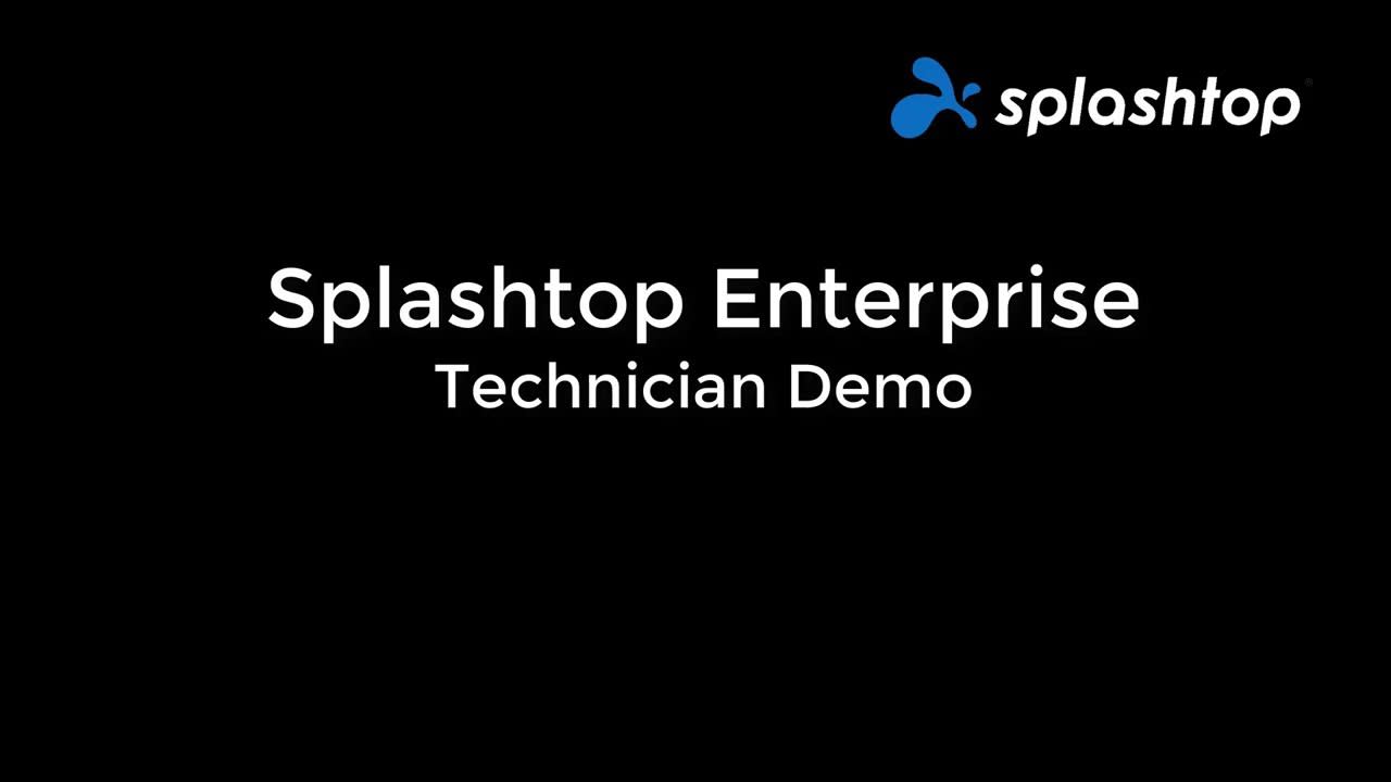 Splashtop Enterprise Demo