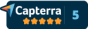 Capterra 5 Star Rating badge