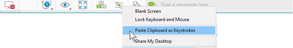 Paste Clipboard as Keystrokes