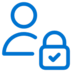 Secure remote access management icon