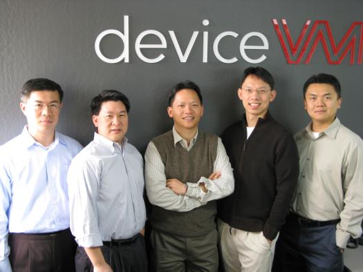 Splashtop's founders Mark Lee, Robert Ha, Thomas Deng, and Philip Sheu standing together