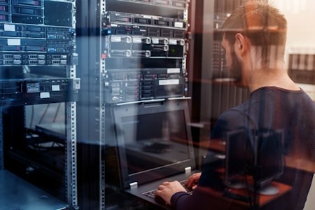 IT team member utilizing Splashtop Remote Support for performing updates on a Windows Server