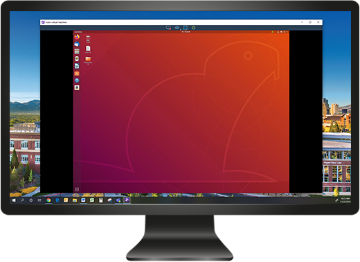 Windows computer remoting into a Linux computer