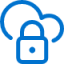 Secure infrastructure icon